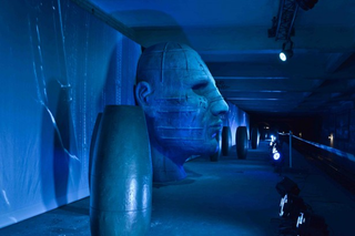 Illustration for article titled An abandoned French subway station was turned into the set of Prometheus